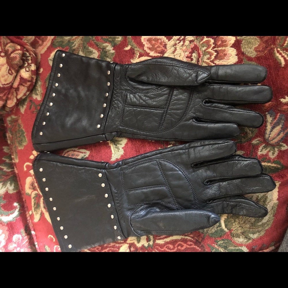 Women’s Harley Davidson riding gloves.  Unique.